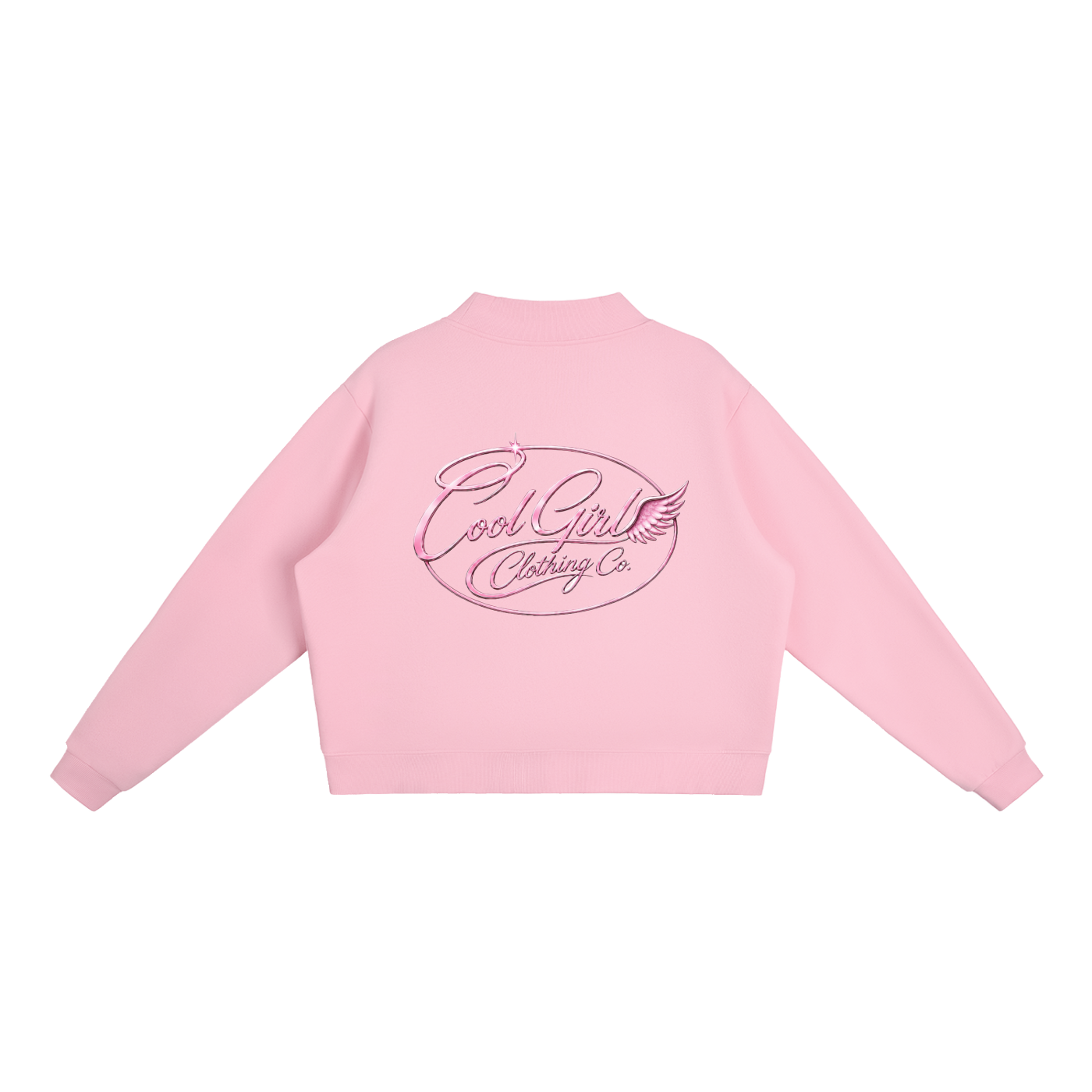 Cool Girl Co. Mock-Neck(white letters)