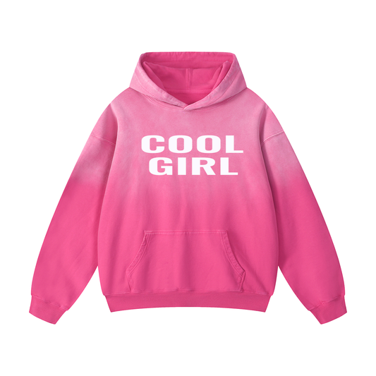 COOL GIRL Sunfade Oversized Hoodie