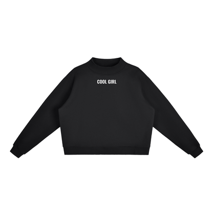 Cool Girl Co. Mock-Neck(white letters)