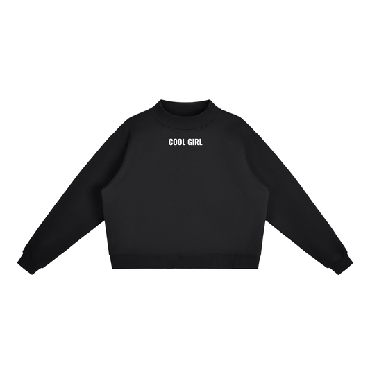 Cool Girl Co. Mock-Neck(white letters)